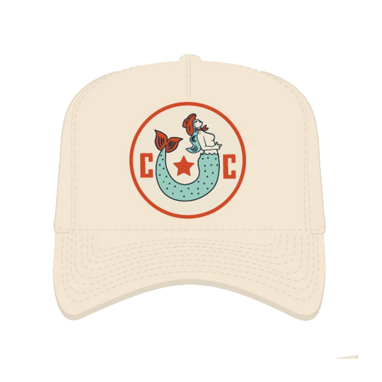 Country Calling Mermaid A-Frame Hat
