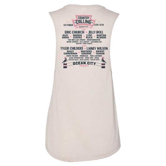 Women's Country Calling Rose Lineup Tank
