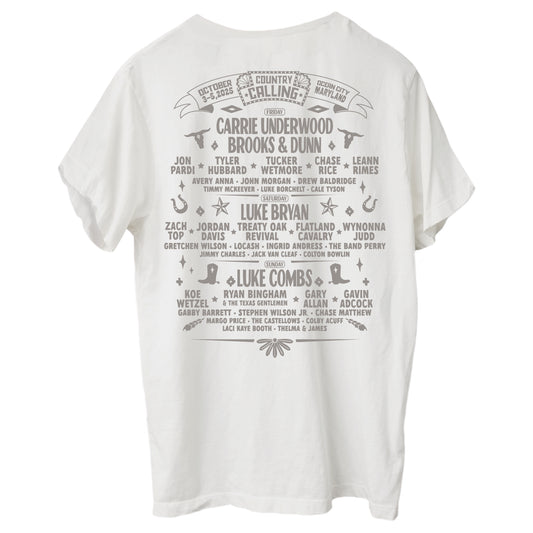 Skull Roses Lineup Tee