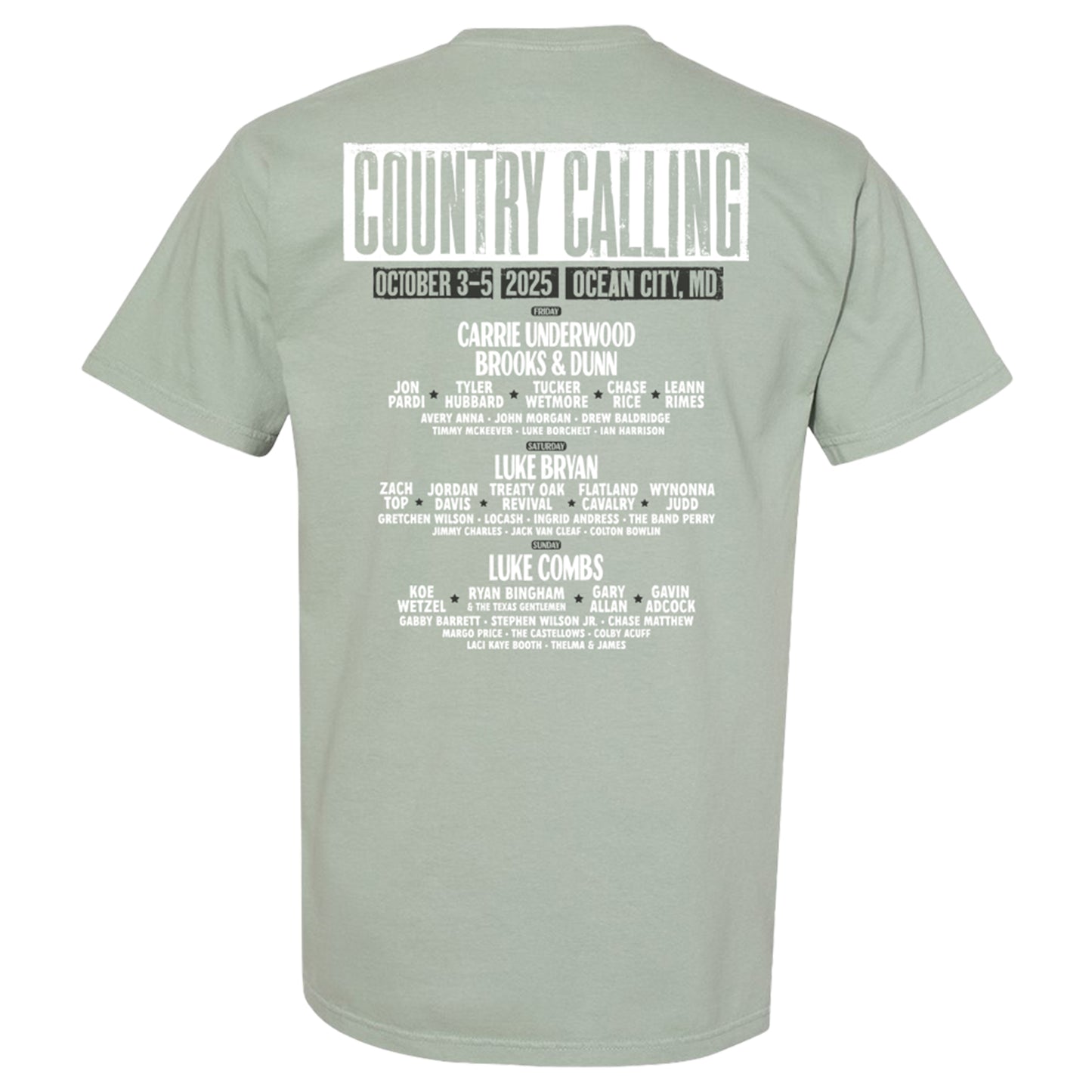 Crab Lineup Tee (Pre-order)