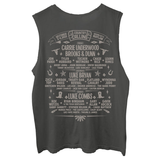 Women's Skull Rose Lineup Tank