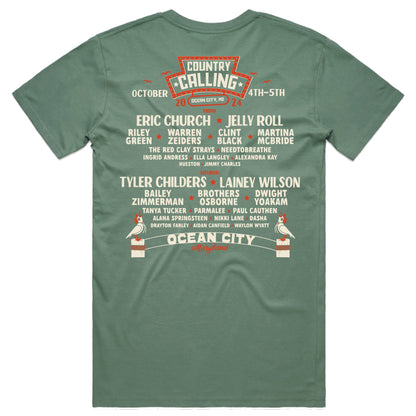 Country Calling Mermaid Lineup Tee