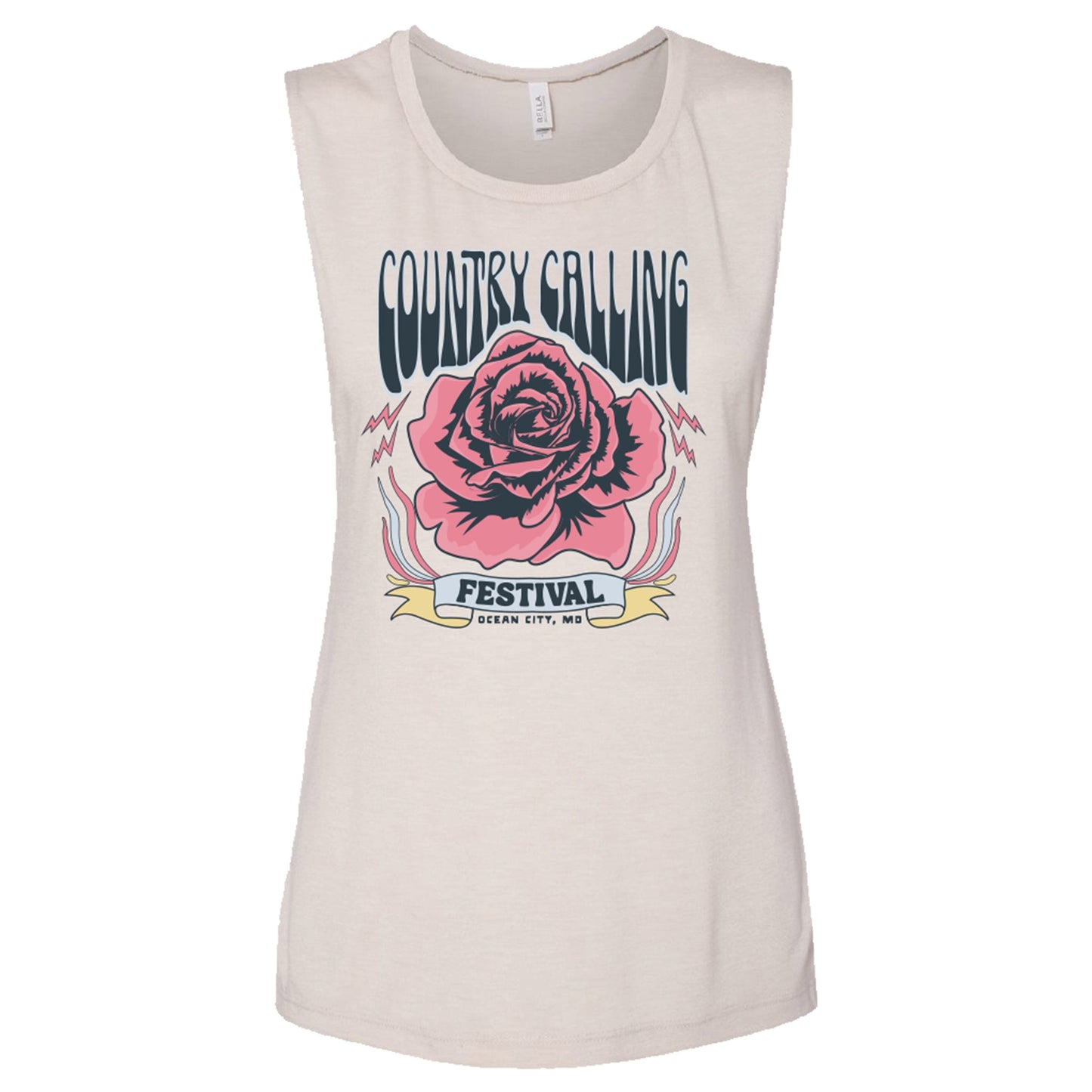 Women's Country Calling Rose Lineup Tank