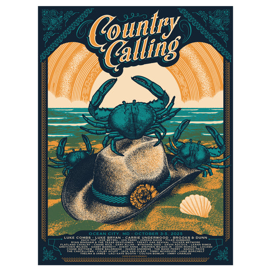 2025 Country Calling Commemorative Poster