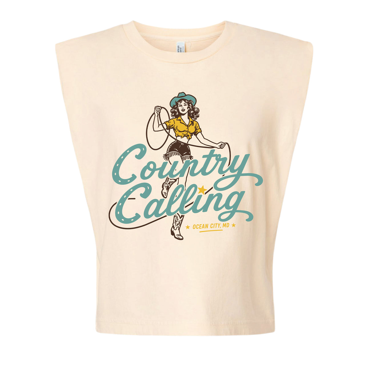 Women's Cowgirl Crop Lineup Tank