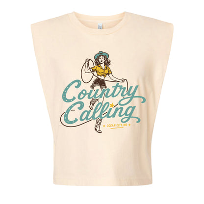 Women's Cowgirl Crop Lineup Tank